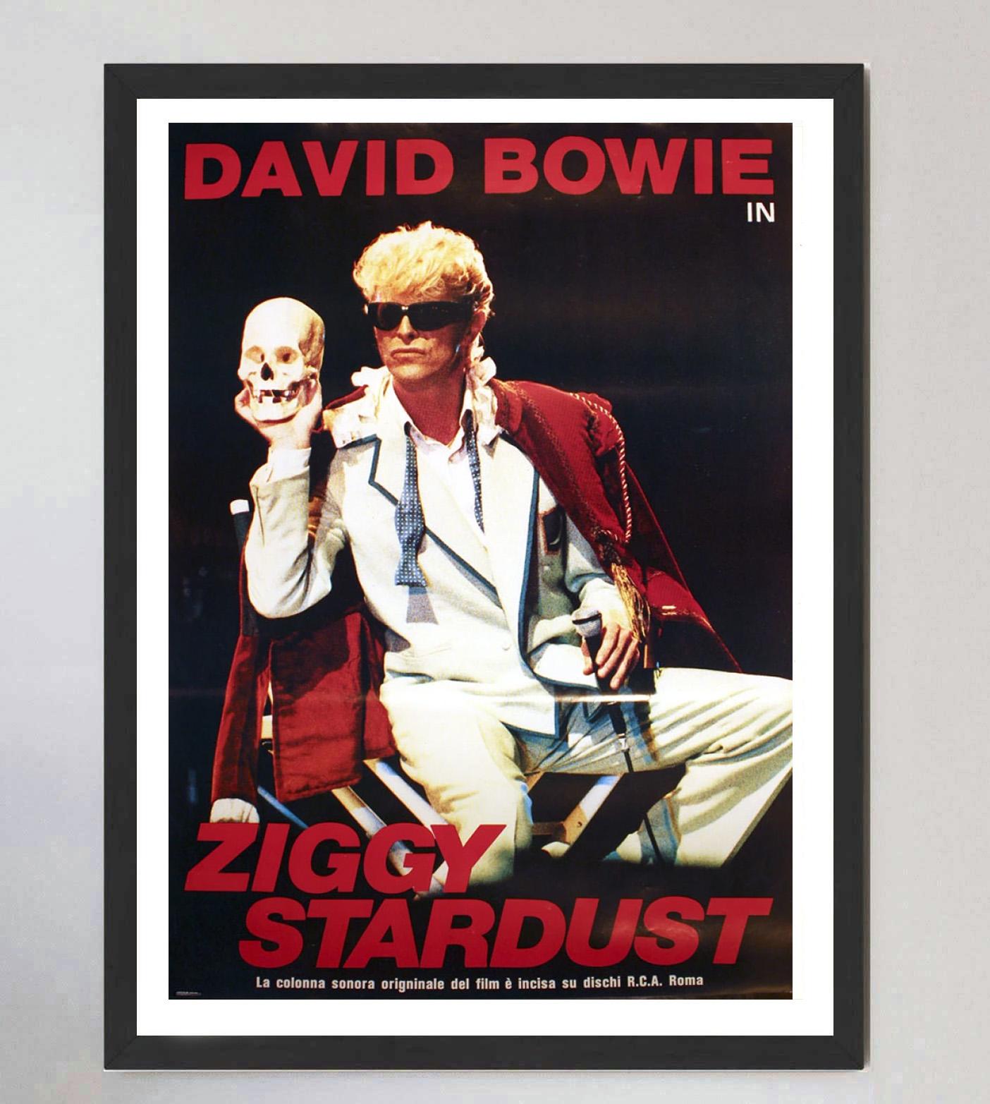 Americano 1982 David Bowie in Ziggy Stardust Poster originale d'epoca in vendita