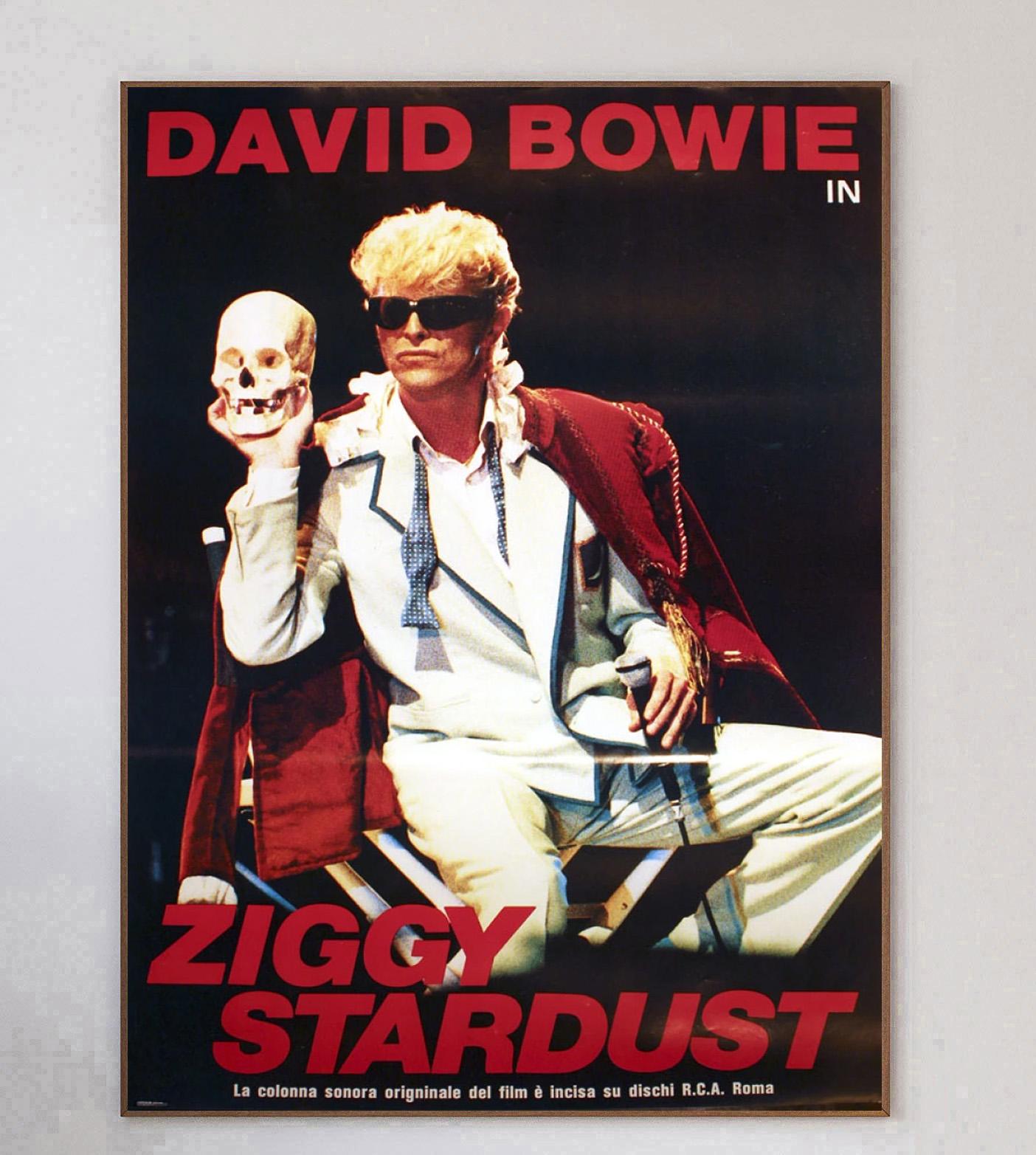 Fine XX secolo 1982 David Bowie in Ziggy Stardust Poster originale d'epoca in vendita