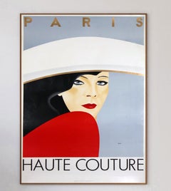 1982 Haute Couture Paris - Razzia Original Vintage Poster