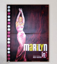 1982 Marilyn (francese) Poster originale d'epoca