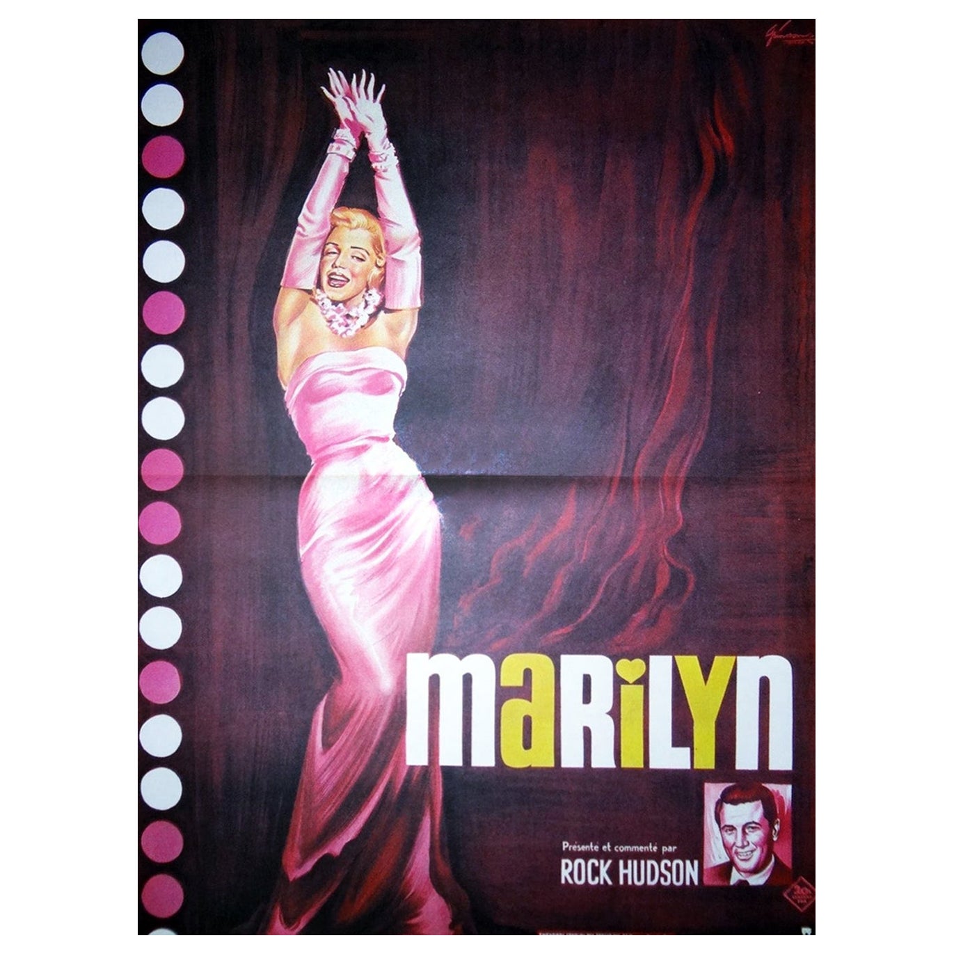 1982 Marilyn (français) Affiche originale d
époque