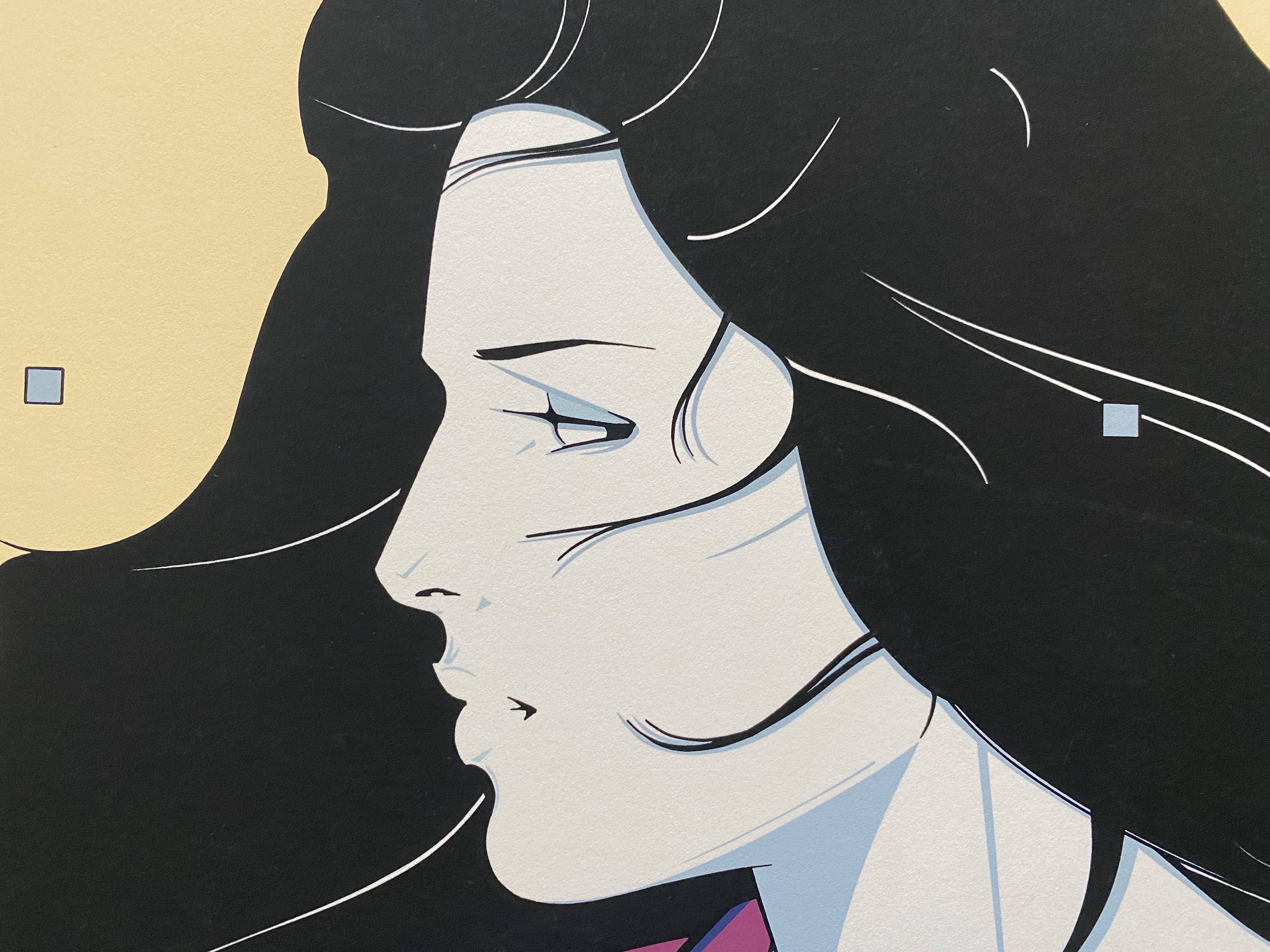 1982 Mirage Editions - Patrick Nagel - Collectors Gallery Serigraph  In Good Condition For Sale In San Carlos, CA