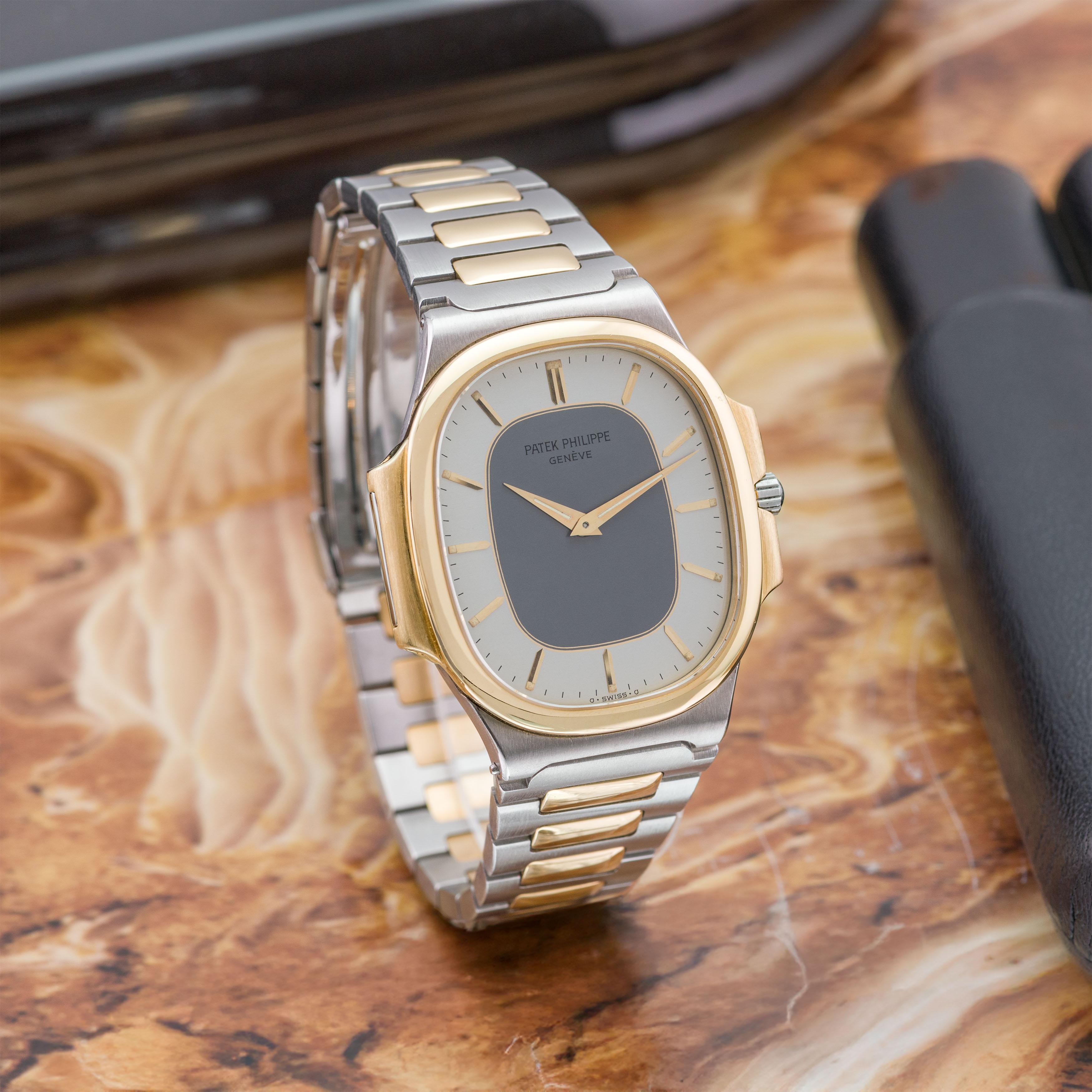 Il Nautellipse

Non proprio un Nautilus, non proprio un Ellisse: ecco l'affascinante Patek Philippe ref. 3770, affettuosamente nota come Nautellipse. Nato durante l'apice della crisi del quarzo, rappresenta una fusione inaspettata e brillante di due