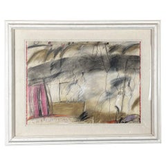 1982 Perla Krauze Untitled Pastel On Paper Painting