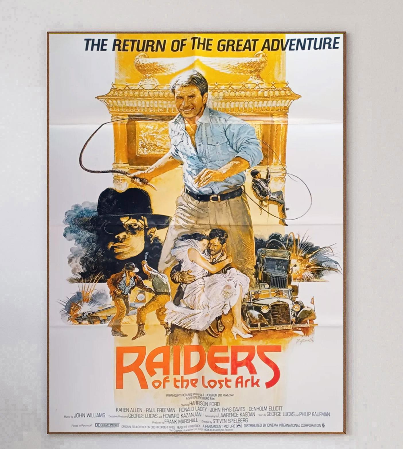 A huge commercial and critical success, Raiders of the Lost Ark smashed into movie theatres in 1981 and quickly became the highest grossing film of the year as well as going on to sweep 5 Academy Awards. Spawning four sequels, this first