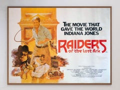 1982 En Busca del Arca Perdida Póster Vintage Original