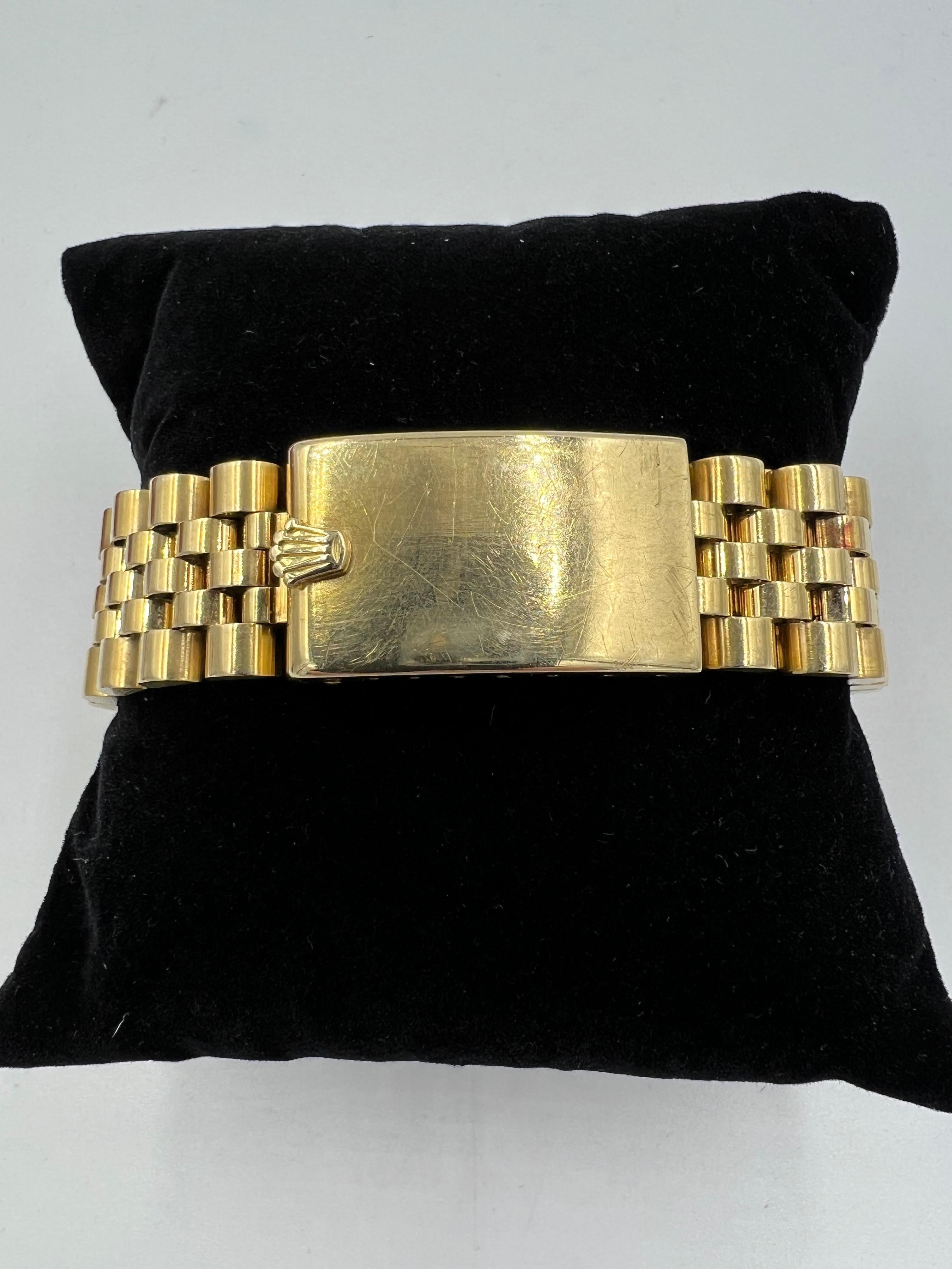 1982 Rolex Oyster Perpetual Date 14k Yellow Gold Wristwatch 2