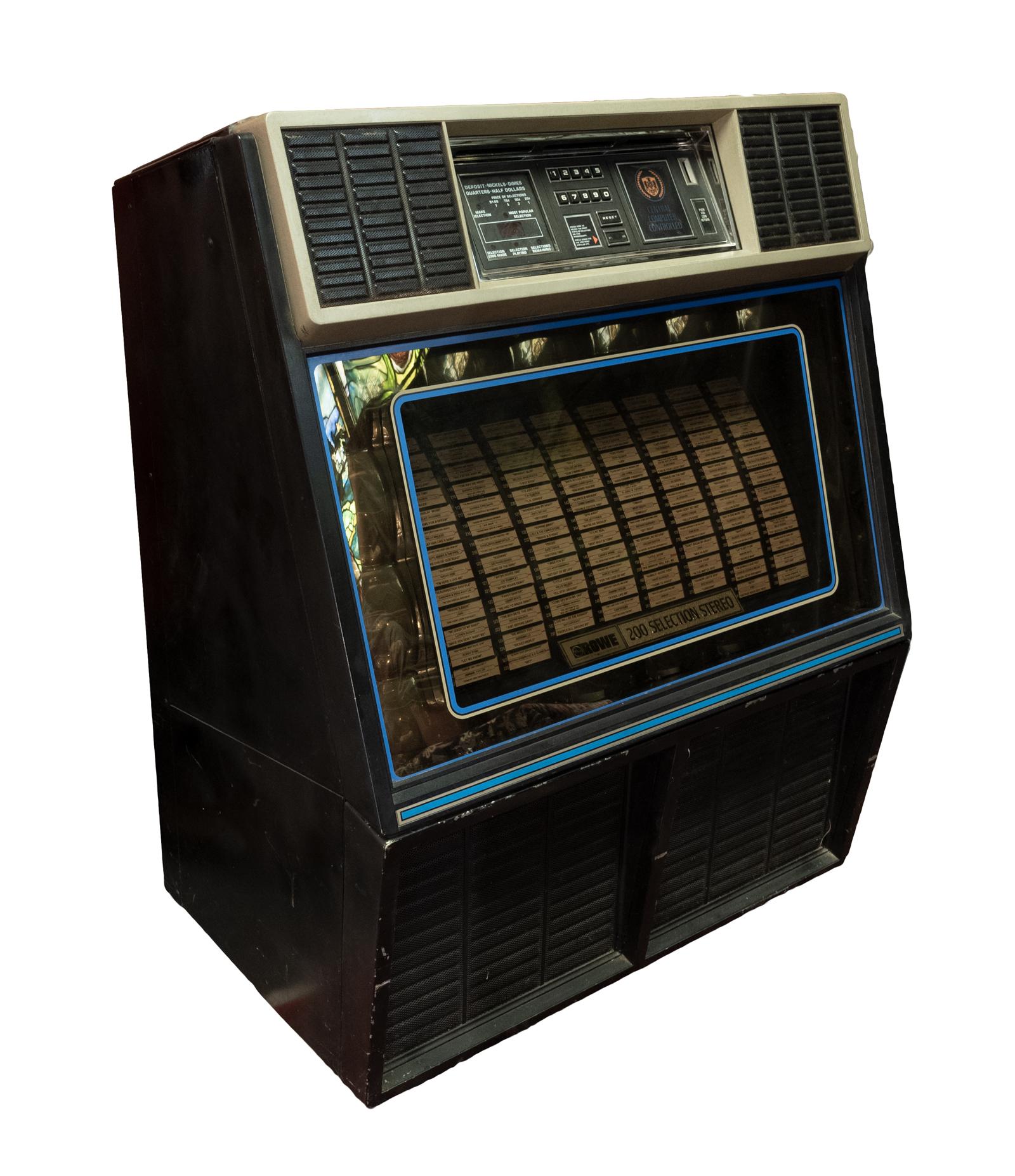 1982 Jukebox Rowe Modelo R86, 100 discos de vinilo de 45 RPM Estadounidense en venta