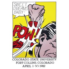 1982 Roy Lichtenstein - Sweet Dreams Baby - Colorado State Original Poster