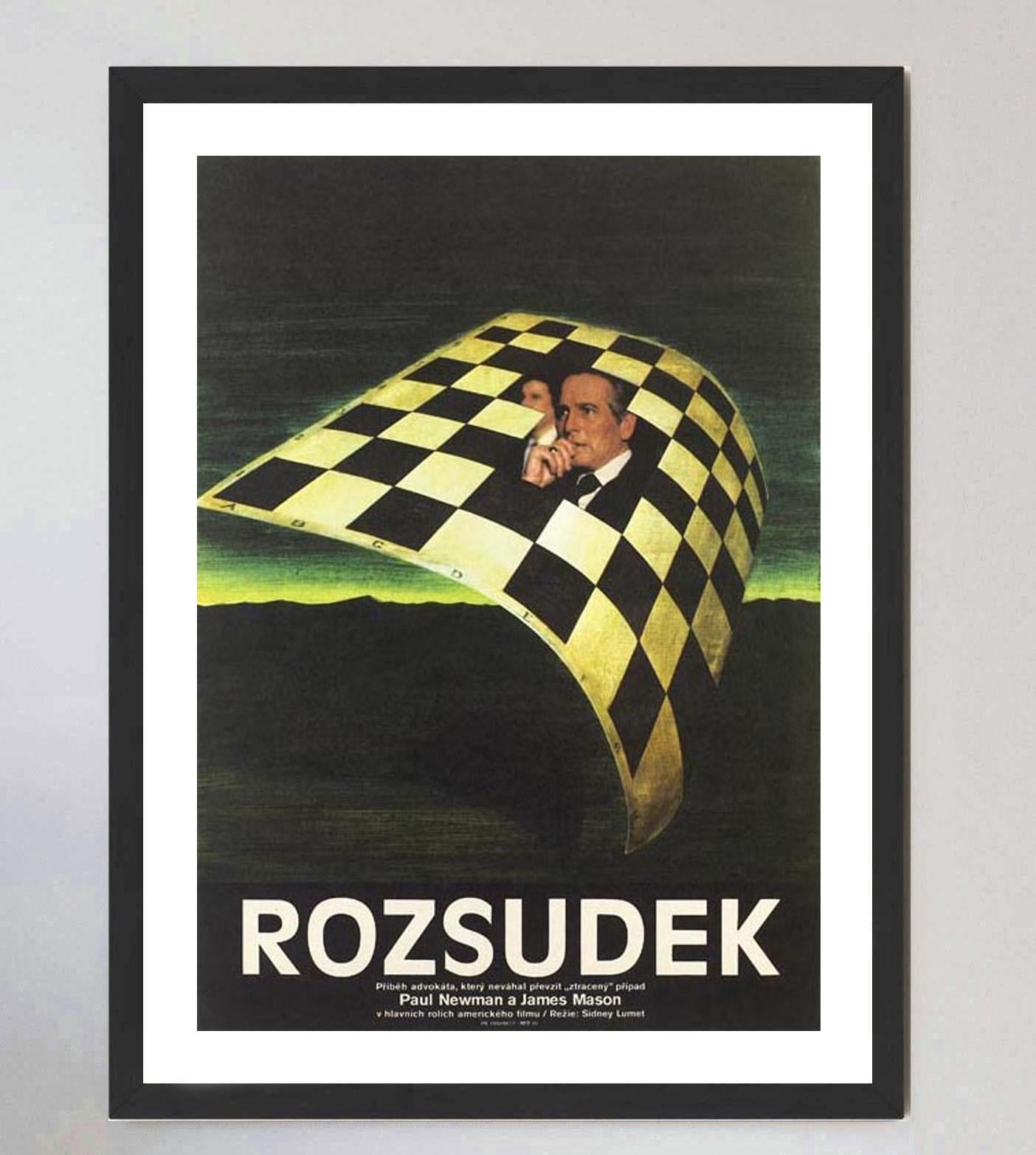 1982 El veredicto (checo) Cartel original de época finales del siglo XX en venta