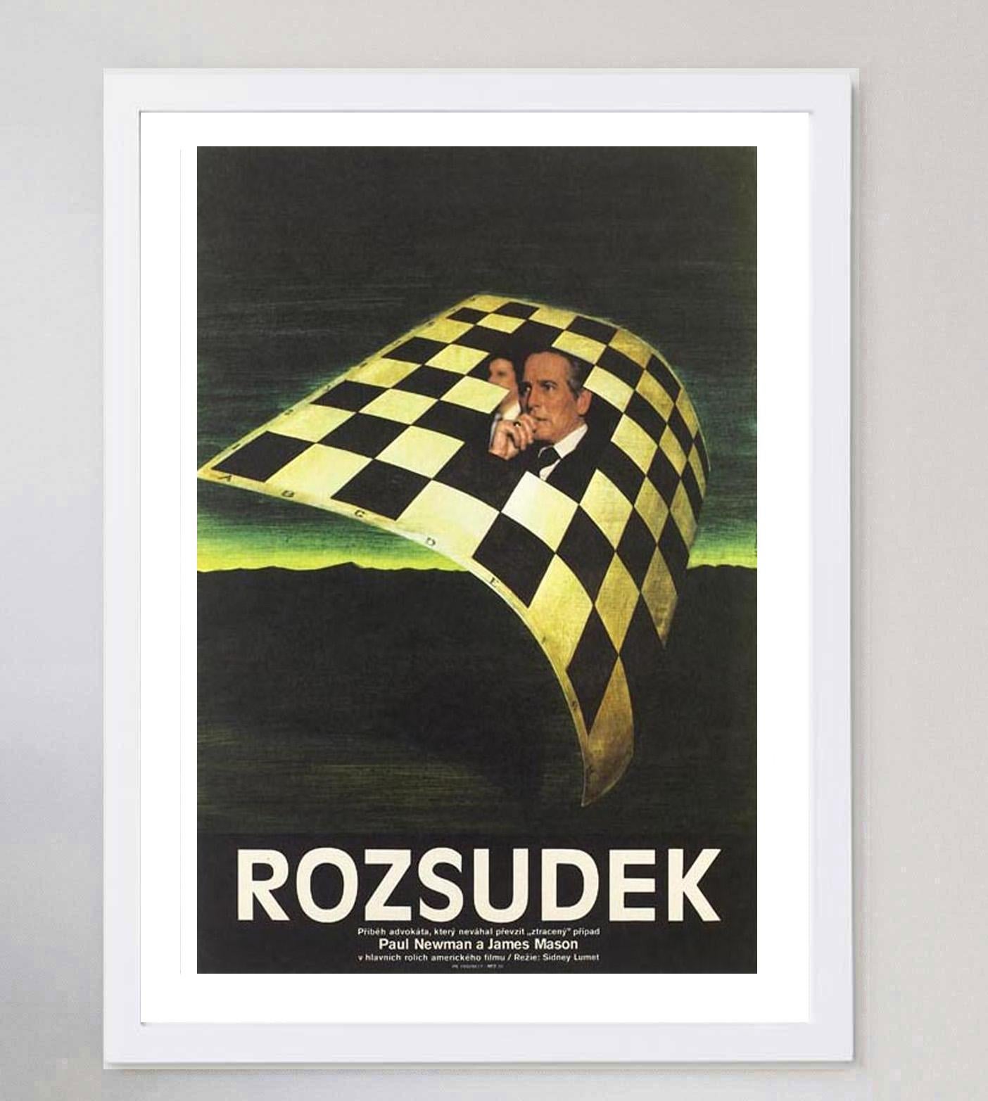 1982 El veredicto (checo) Cartel original de época Papel en venta