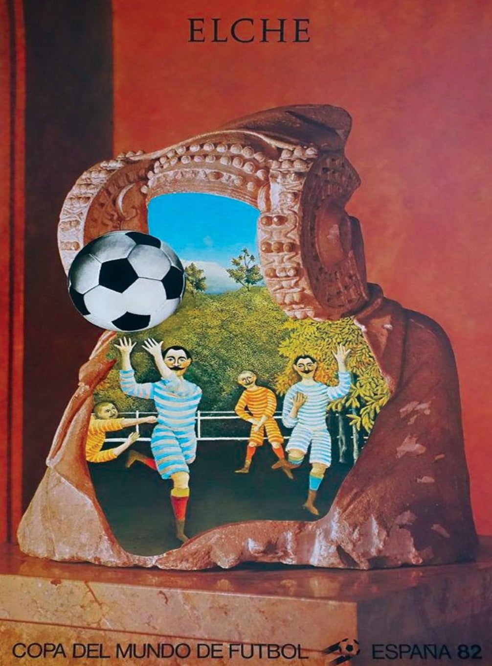 1982 World Cup Spain - Elche Original Poster by Jiri Kolar For Sale