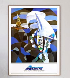 1983 America's Cup Original Vintage Poster
