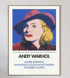 1983 Andy Warhol - Galerie Borjeson Original Vintage Poster