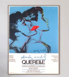 1983 Andy Warhol - Querelle (Blue) Original Vintage Poster