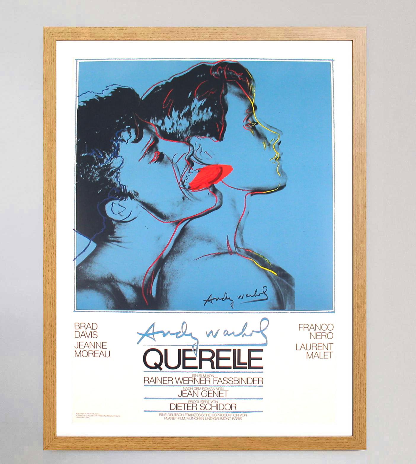 1983 Andy Warhol - Querelle (Blau) Original Vintage-Poster (amerikanisch) im Angebot