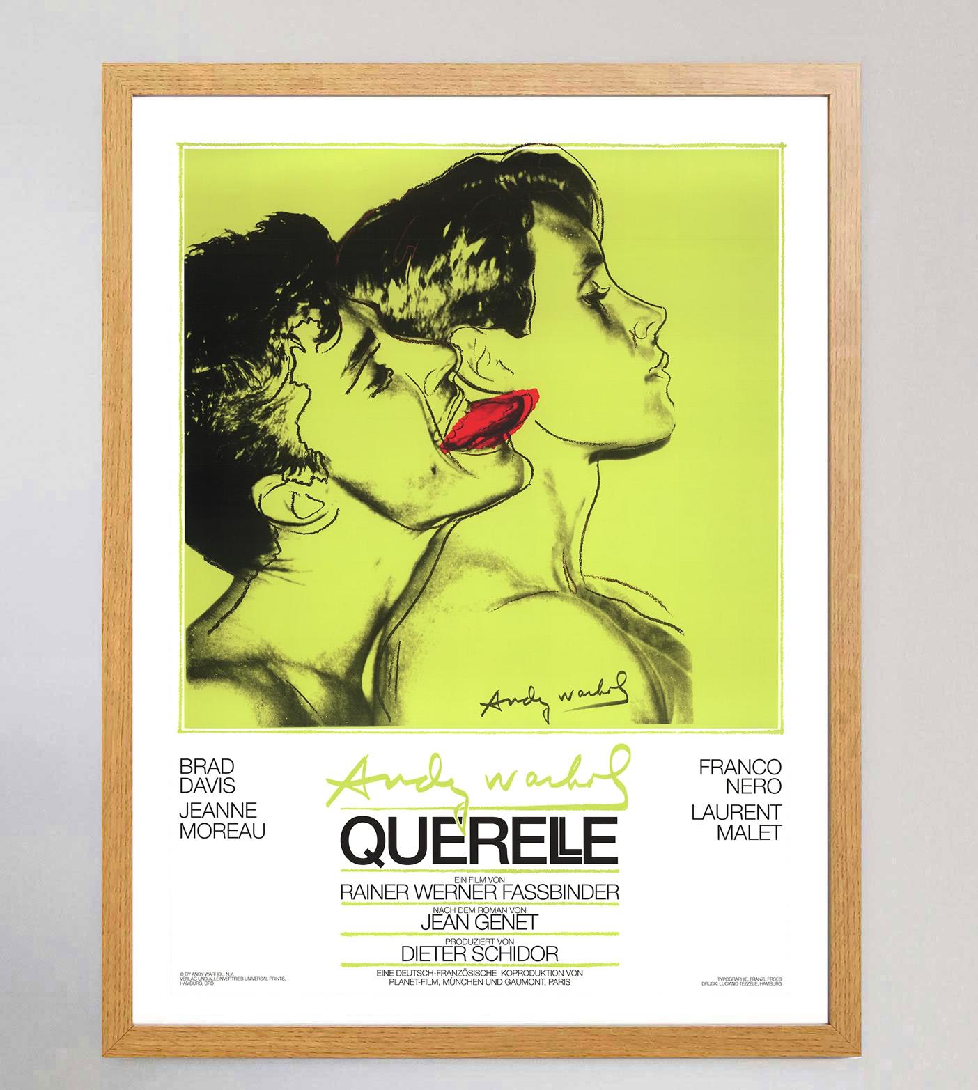 1983 Andy Warhol - Querelle (Grün) Original Vintage Poster (amerikanisch) im Angebot