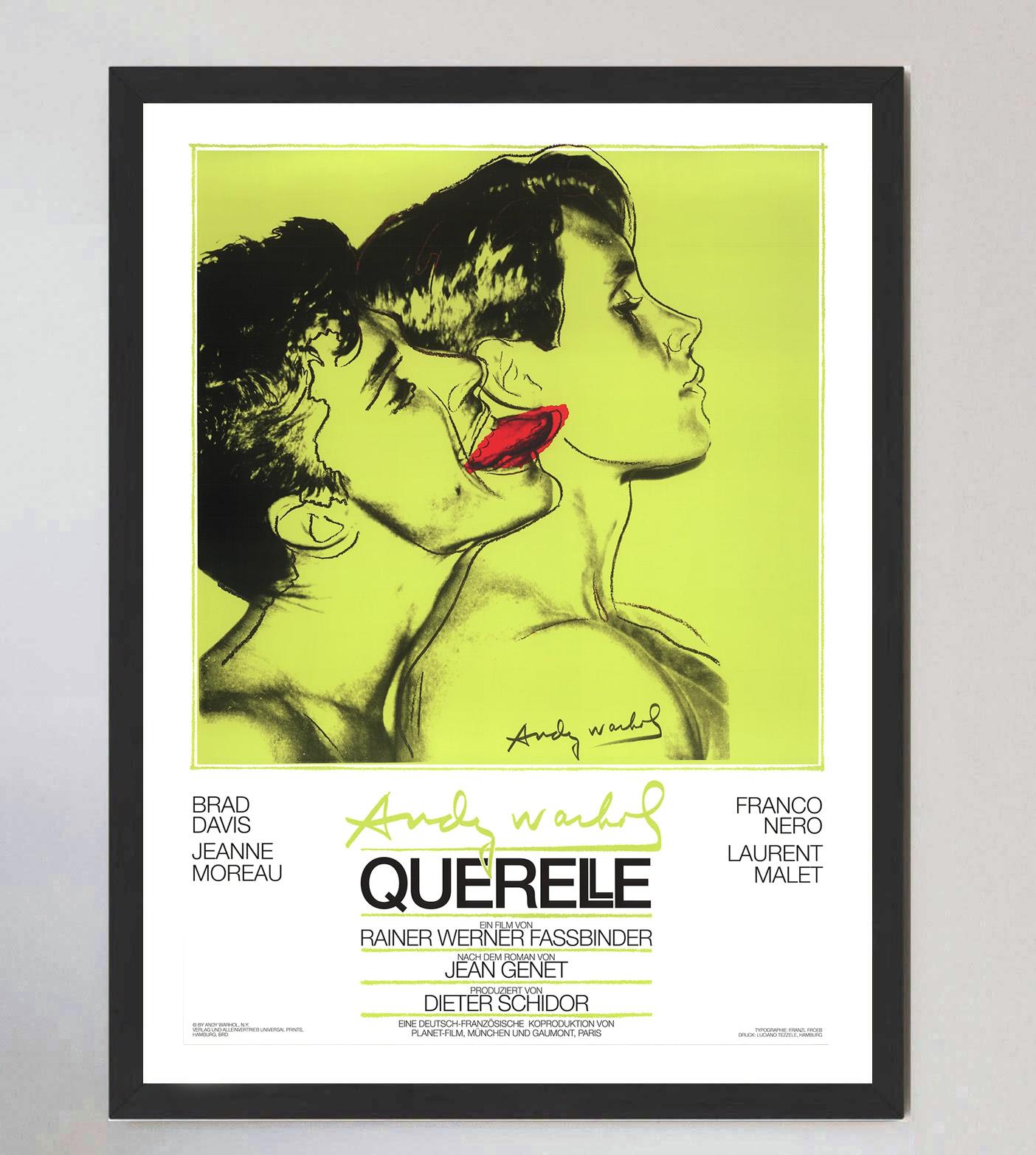 1983 Andy Warhol - Querelle (Grün) Original Vintage Poster (Ende des 20. Jahrhunderts) im Angebot