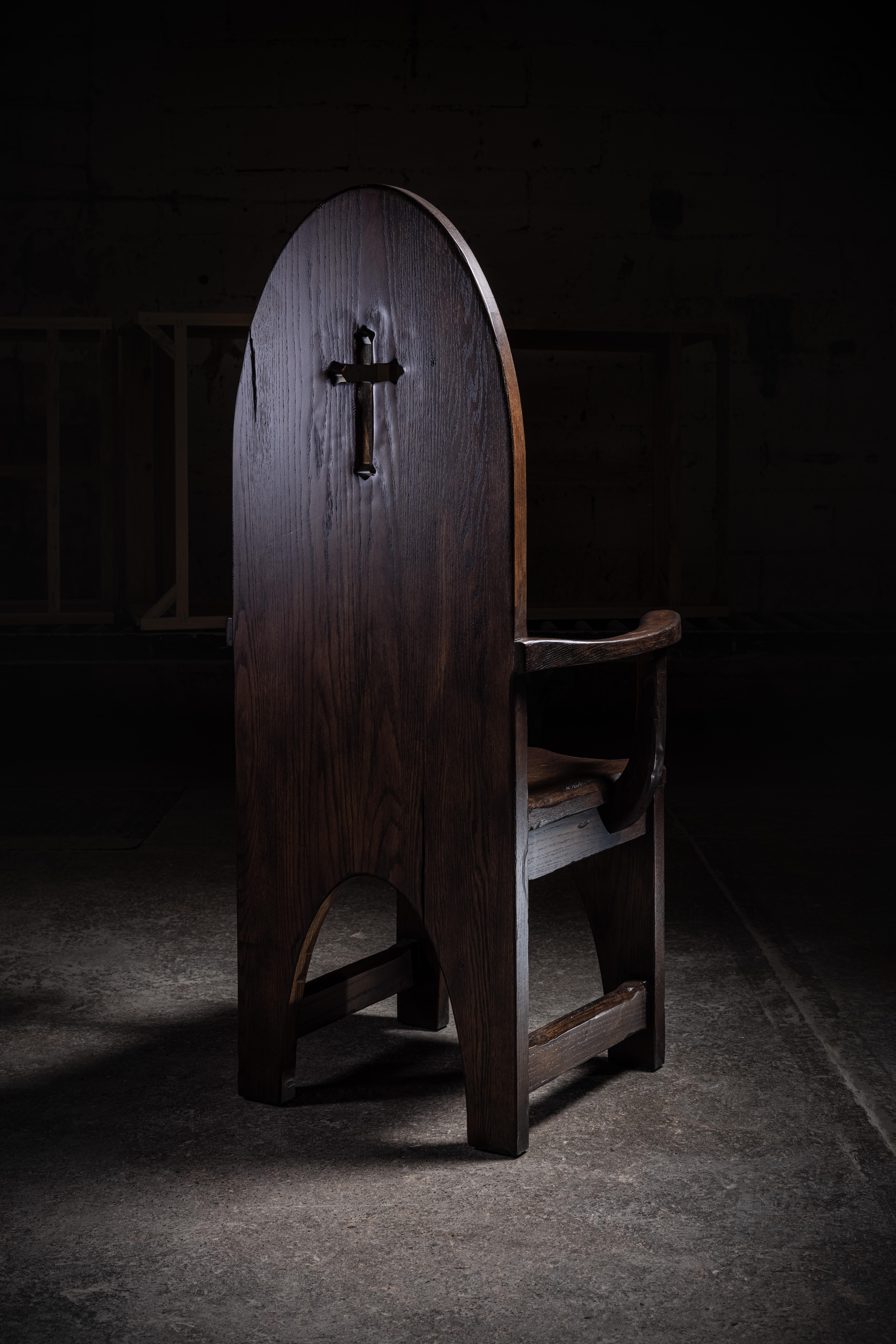 XXI secolo e contemporaneo 1983 Poltrona in Oak Oak intagliato a mano di Studio AGE in vendita