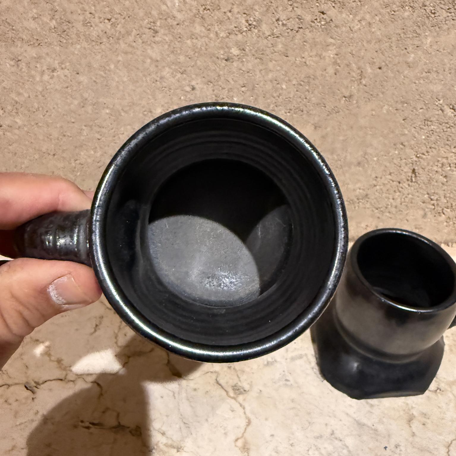1983 Artsy Coffee Mugs Signed Pottery Melching For Sale 10