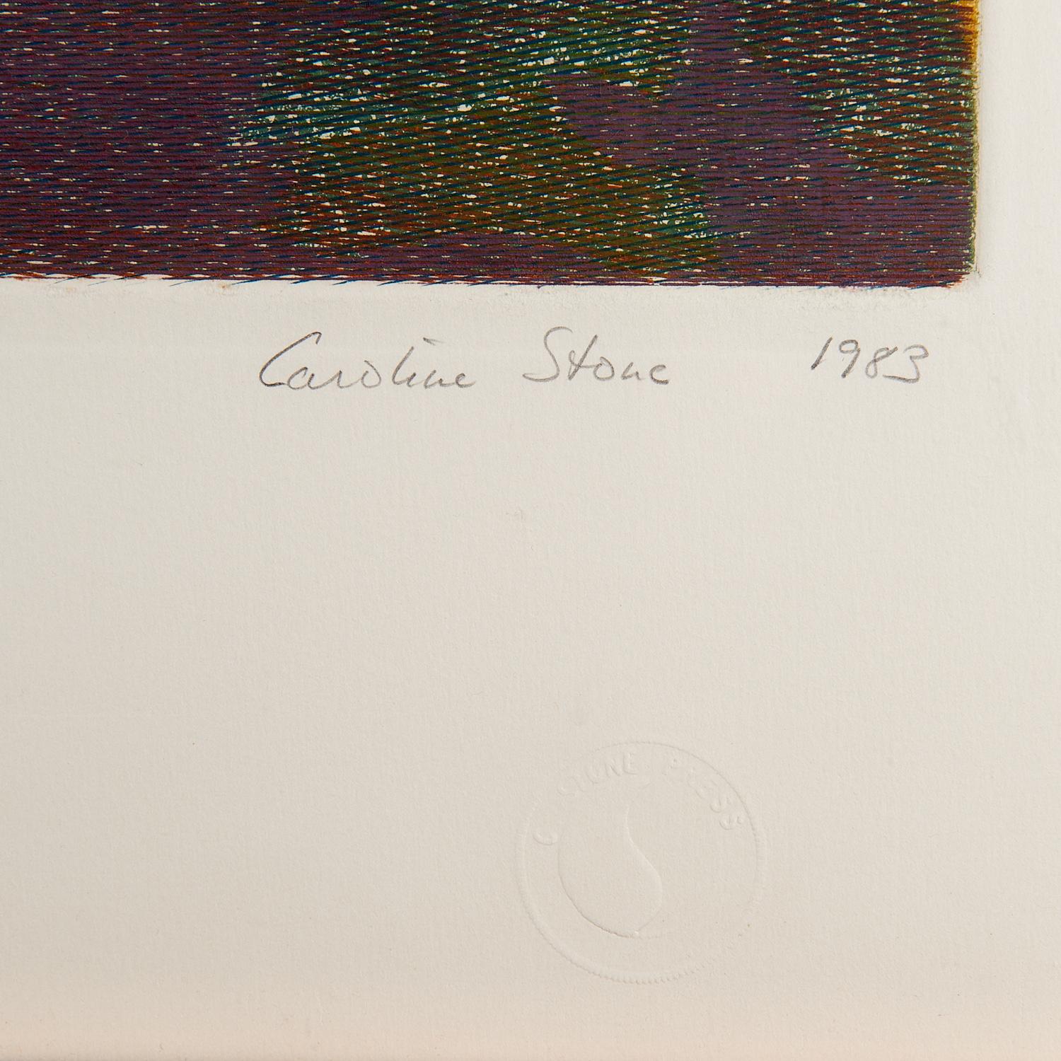 1983, Caroline Stone „The Susquehanna“, Radierung auf Papier, signiert und nummeriert im Zustand „Gut“ im Angebot in Morristown, NJ