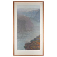 1983, A. Stone "Il Susquehanna", acquaforte su carta, firmata e numerata