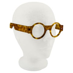 1983 Cutler and Gross Brown Faux Tortoise Frame