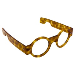 1983 Cutler and Gross Brown Faux Tortoise Frame