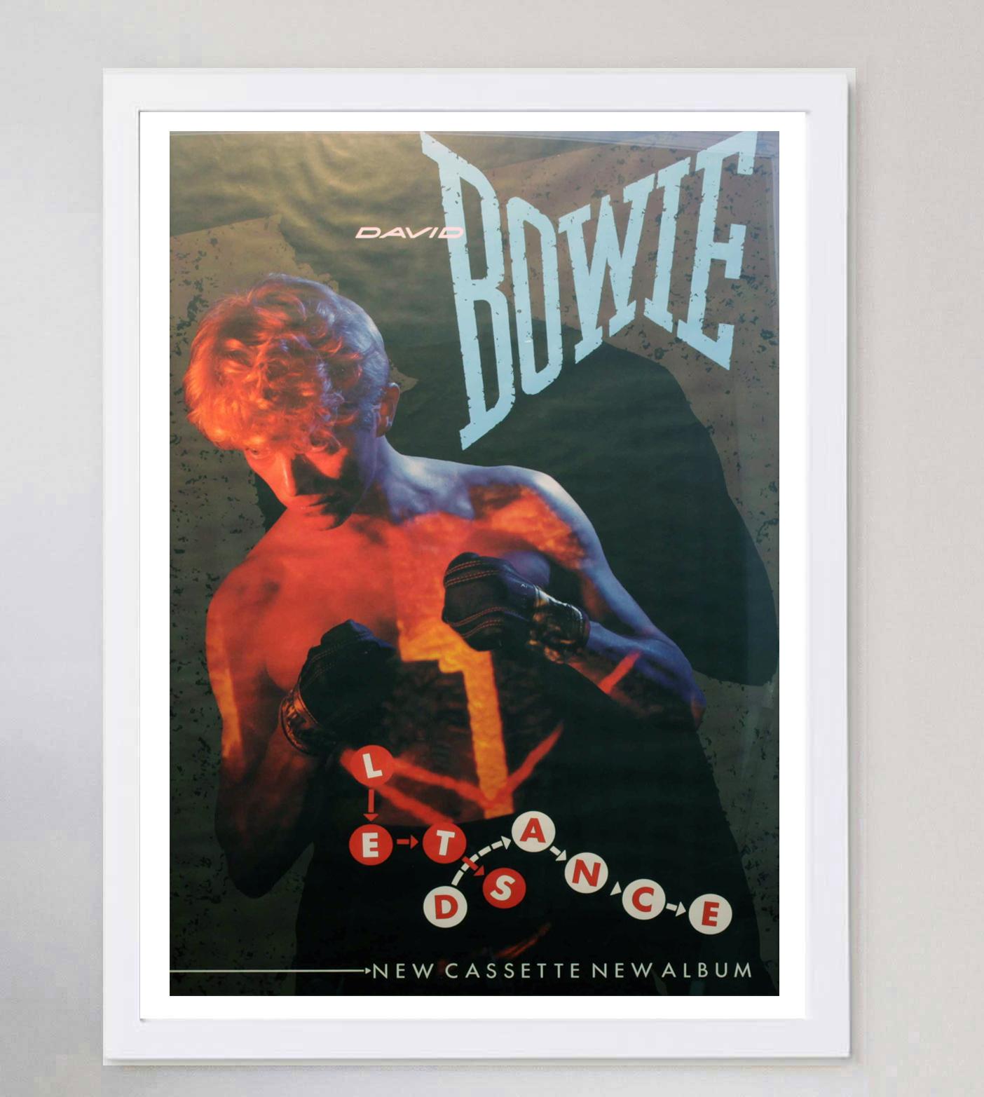 1983 David Bowie - Let's Dance Original Vintage Poster im Zustand „Gut“ im Angebot in Winchester, GB
