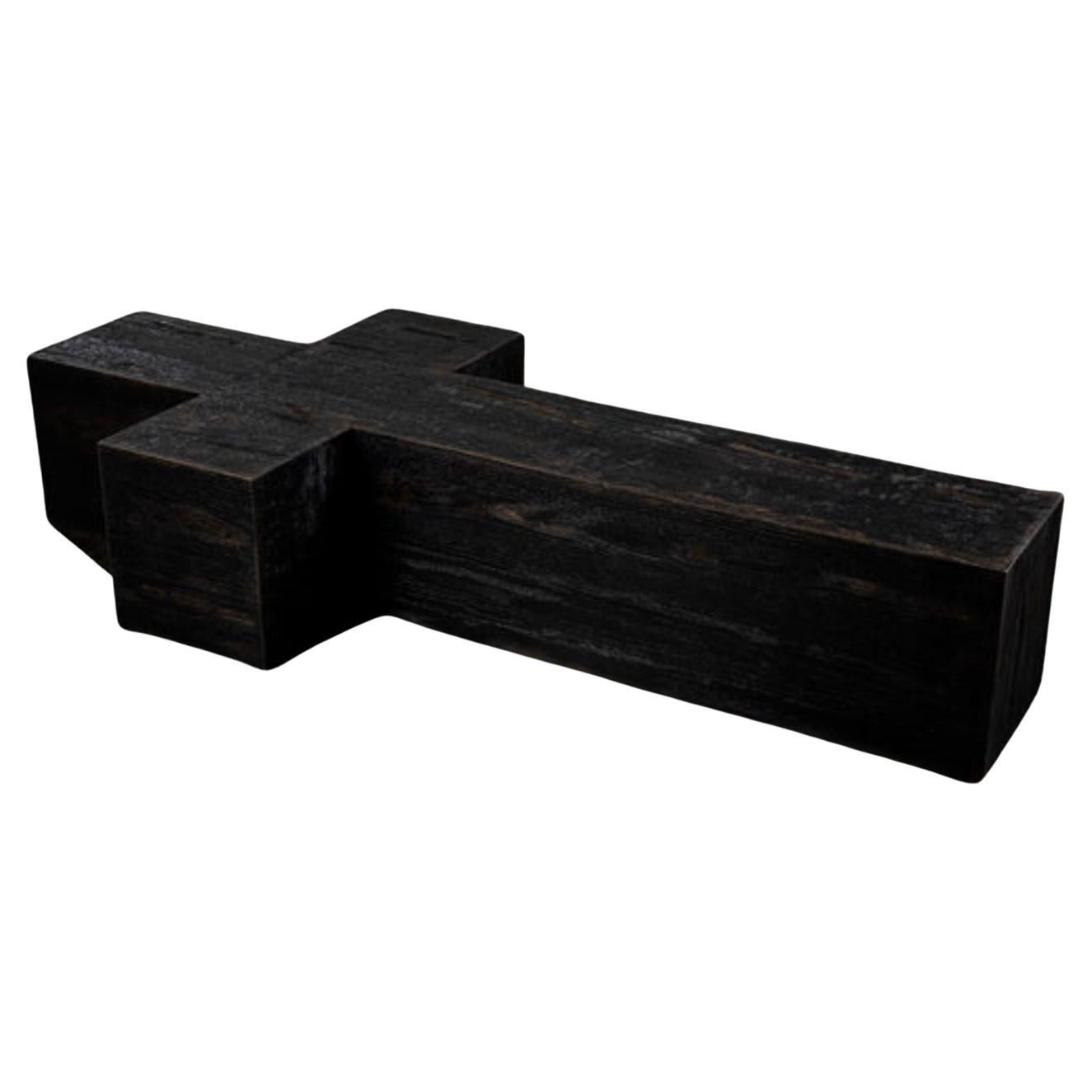 1983 Table basse artisanale en Oak Oak brut par No Age Studio en vente