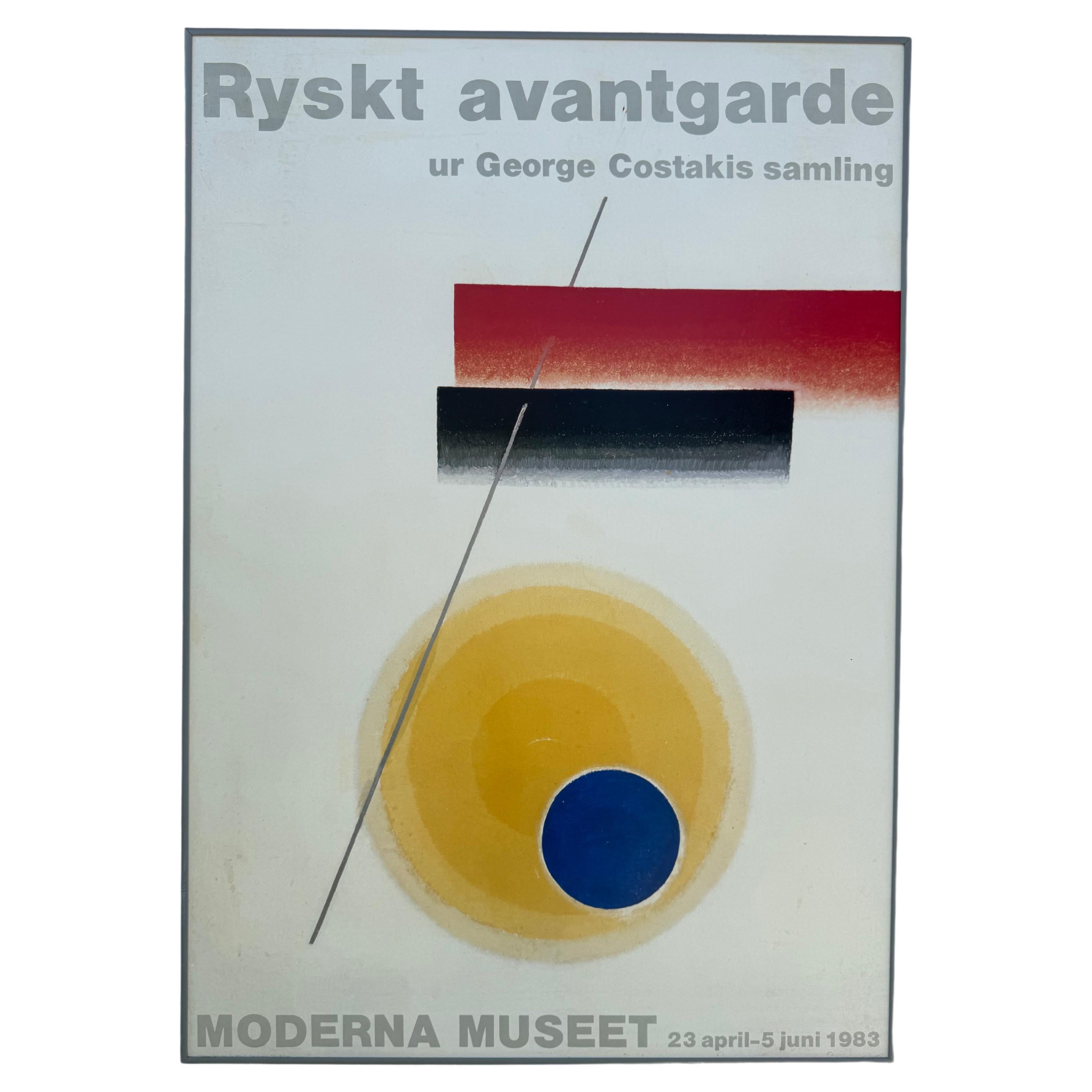 1983 Ivan Kliun, Russian Avant-Garde, Moderna Museet, Malmo Exhibition Print For Sale