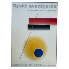Ivan Kliun, Avant-garde russe, Musée Moderna, impression d'exposition de Malmo, 1983