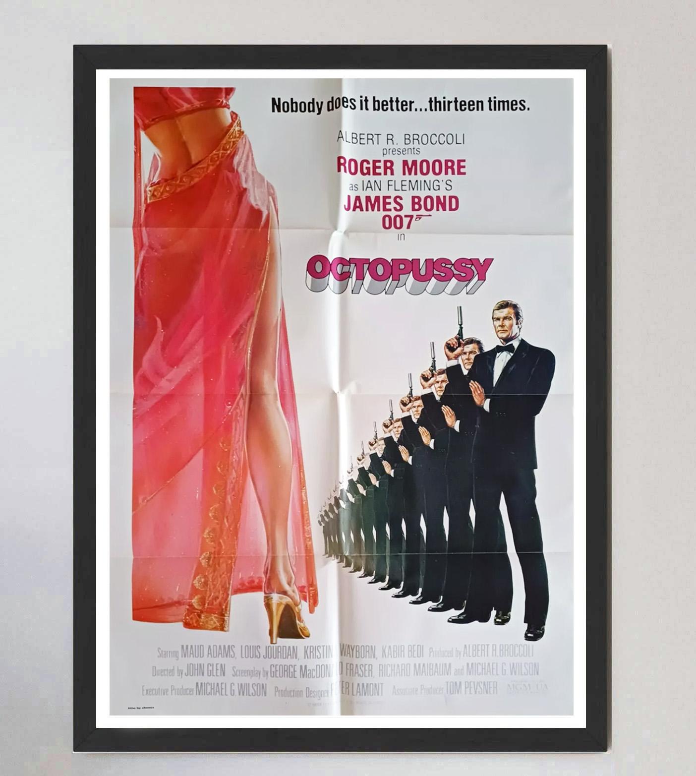 Octopussy is a 1983 spy film and the thirteenth in the James Bond series produced by Eon Productions, and the sixth to star Roger Moore as the fictional MI6 agent James Bond. The film was a smash commercial success, and marked Moore's second last