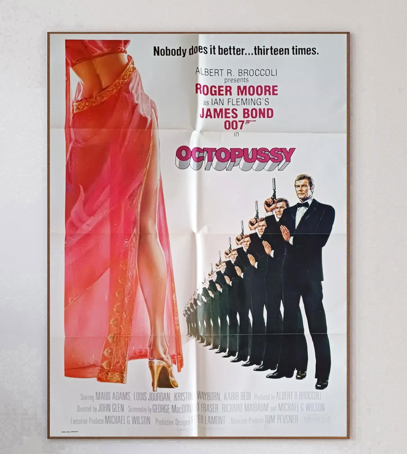 American 1983 Octopussy Original Vintage poster For Sale