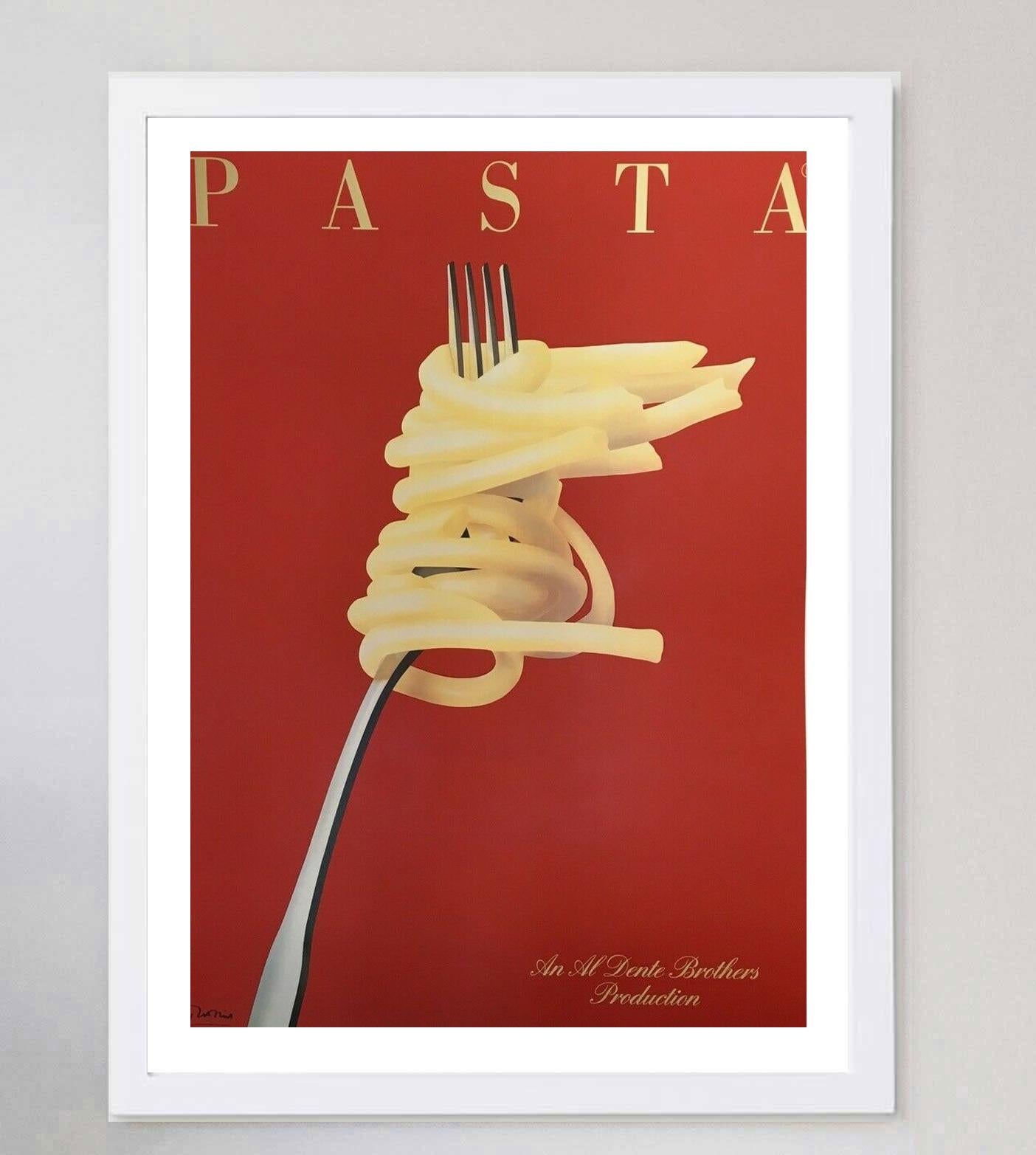 Italian 1983 Pasta, Razzia Original Vintage Poster
