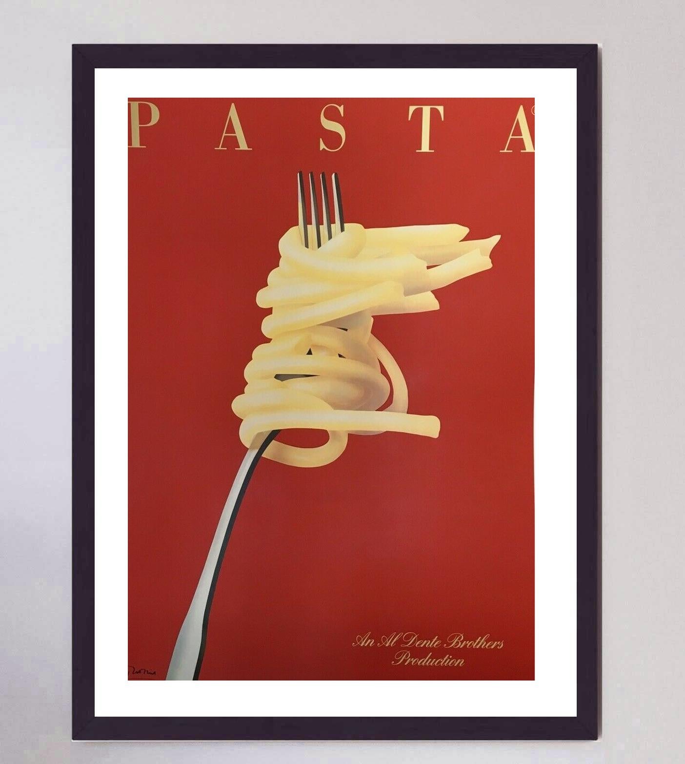 1983 Pasta, Razzia Original Vintage Poster In Good Condition In Winchester, GB
