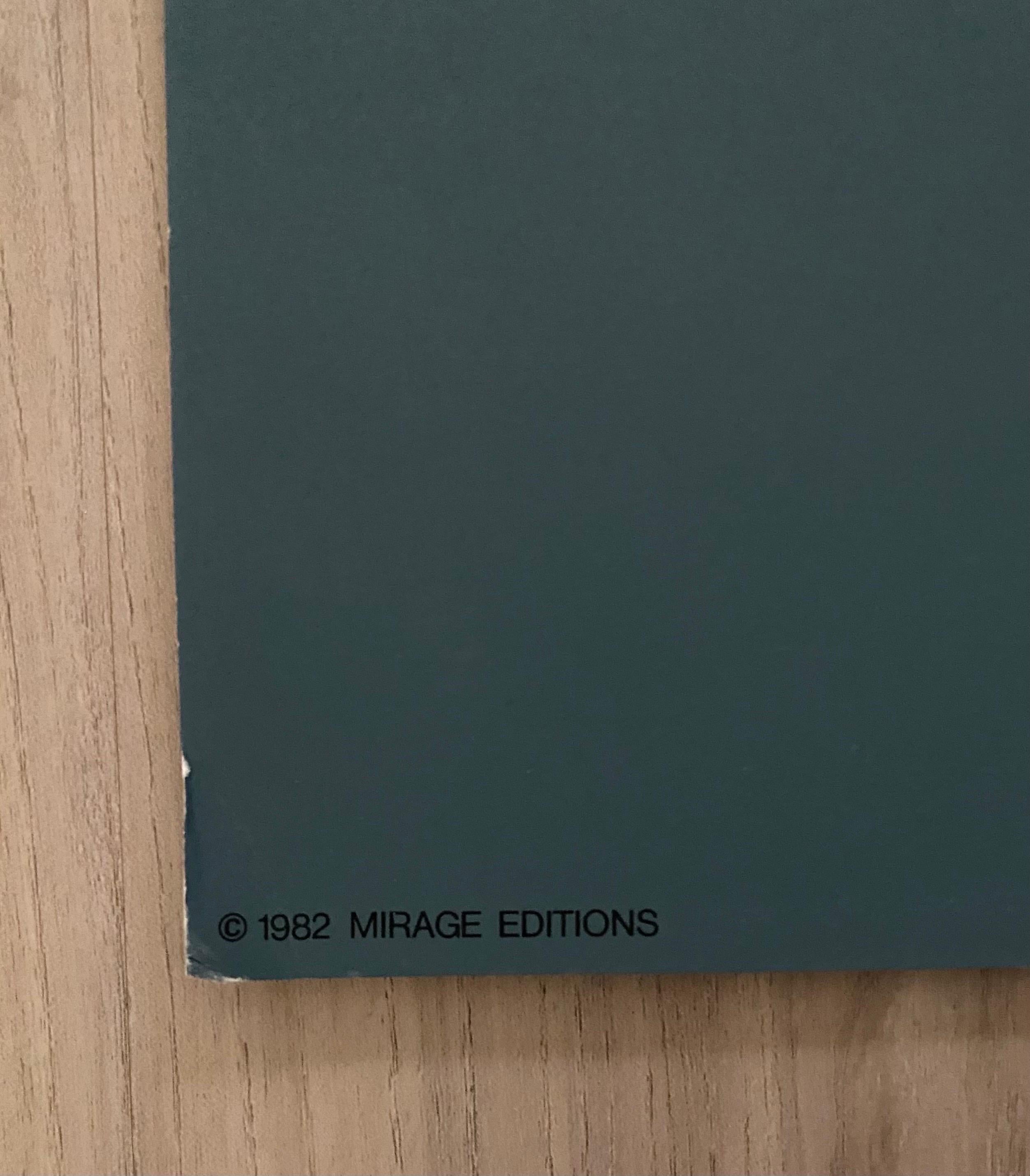 Moderne Sérigraphie de l'édition Mirage de Patrick Nagel pour Piedmont Graphics, Oakland, 1983 en vente