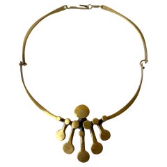 1983 Richard Lawless Bronze Handmade Studio Necklace