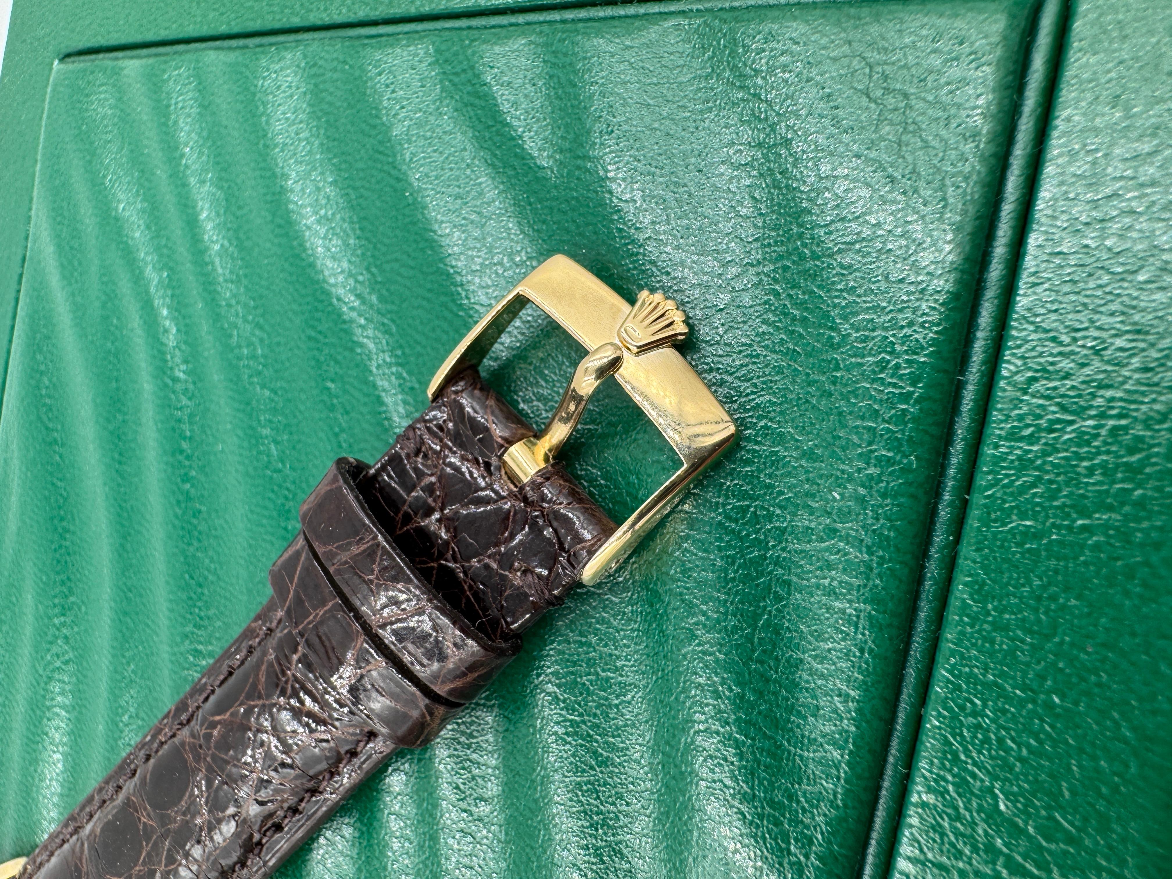1983 Orologio da polso Rolex Datejust 36 mm in oro giallo 18 carati in vendita 15