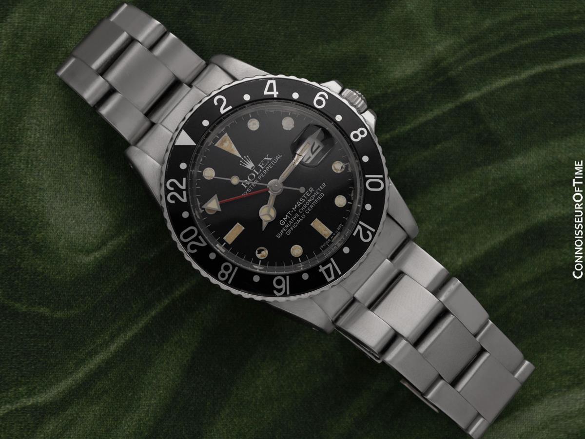 1983 Rolex GMT Master Steel Vintage 16750 Transitional Watch with Matte Dial im Angebot 3