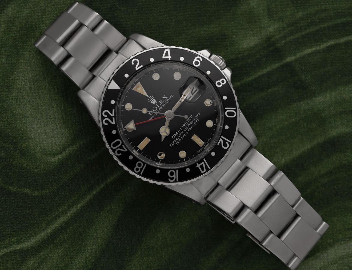 1983 Rolex GMT Master Steel Vintage 16750 Transitional Watch with Matte Dial im Angebot 5
