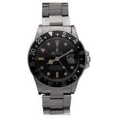 1983 Rolex GMT Master Steel Vintage 16750 Transitional Watch with Matte Dial