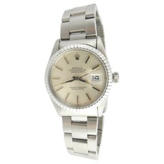 Retro 1983 Rolex Stainless Steel 16030 Men's Watch Automatic Silver Dial