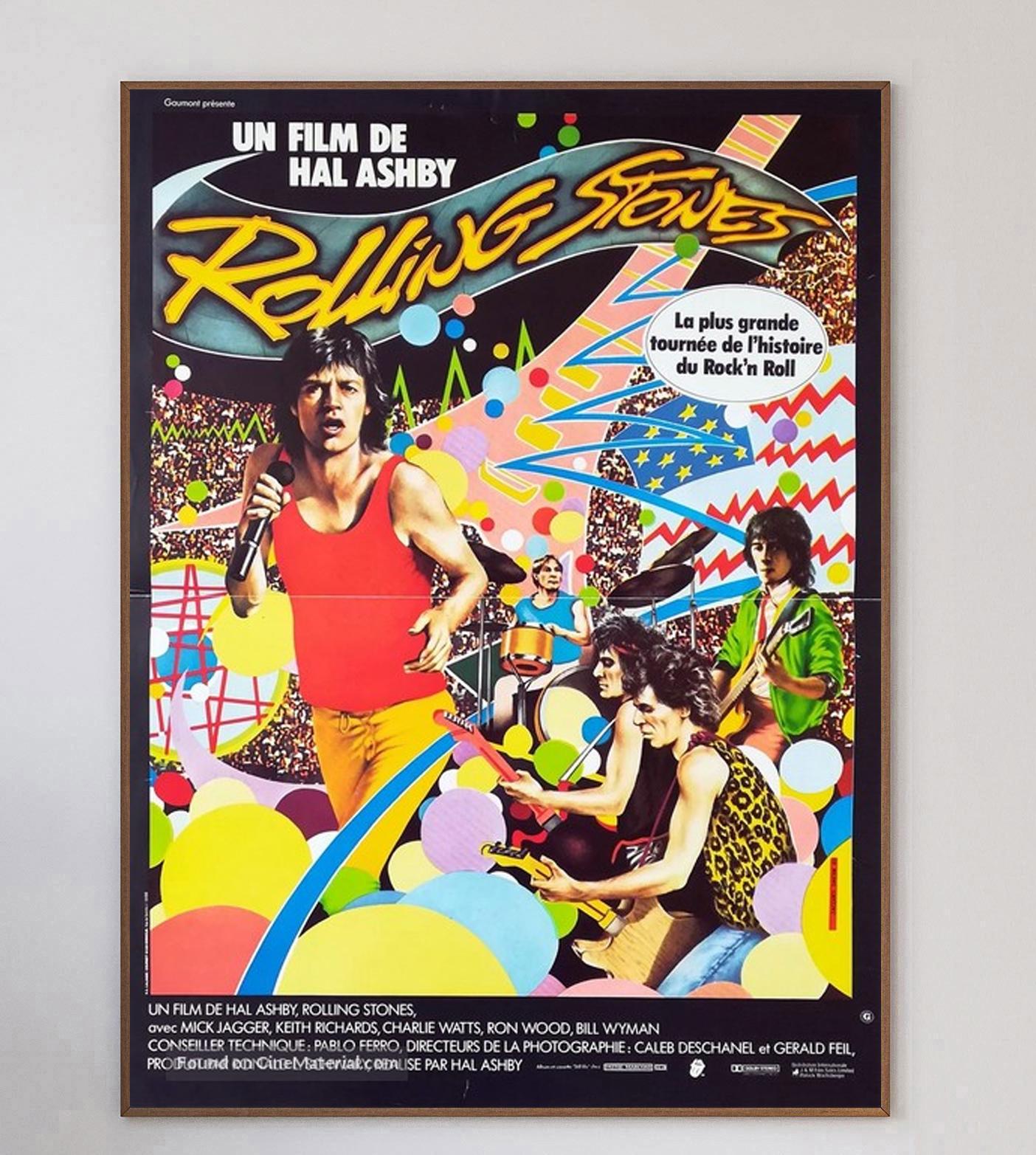 Brilliant French-Grande poster for The Rolling Stones live concert film 