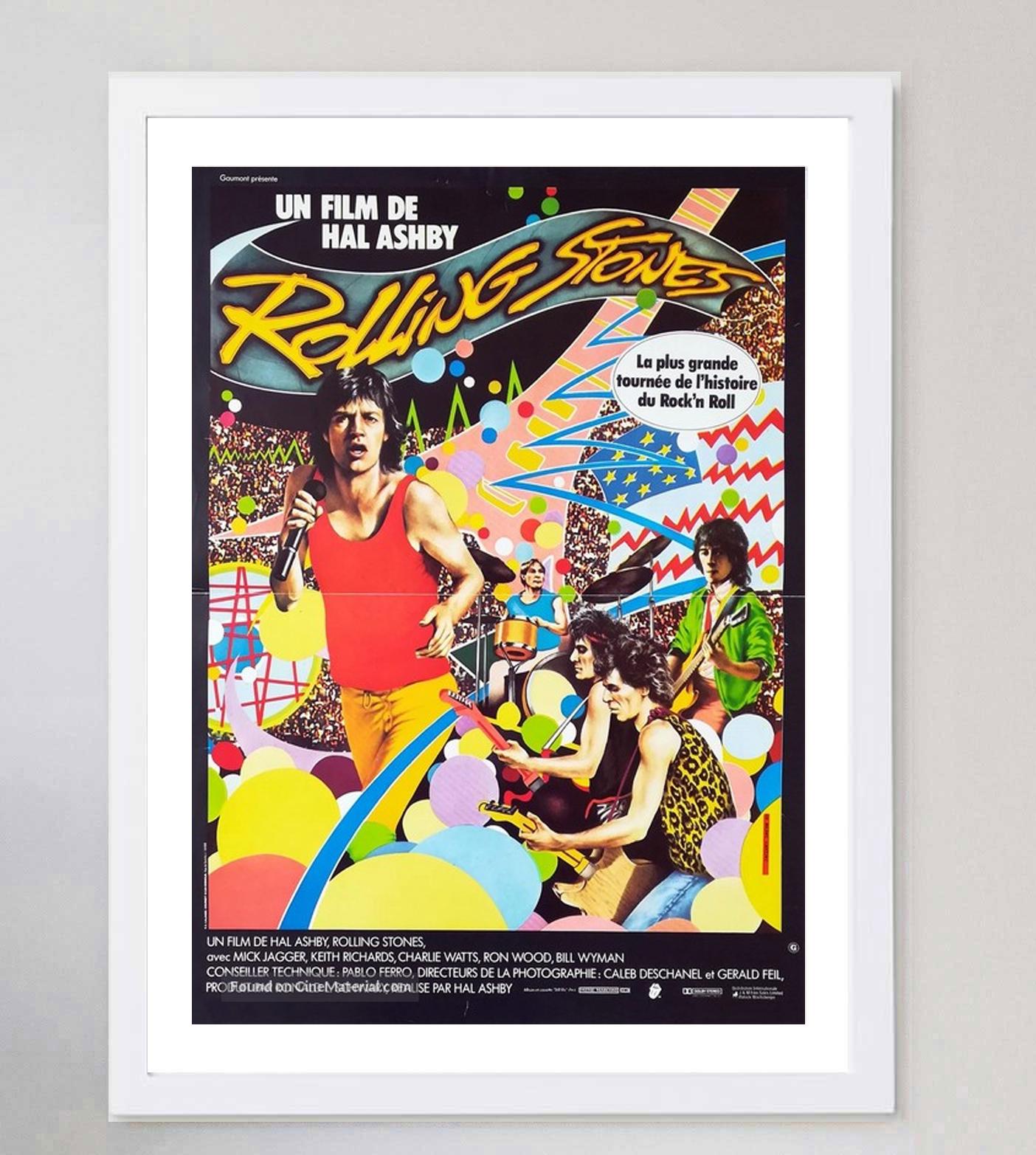 1983 Rolling Stones - Let's Spend The Night Together Original Vintage Poster In Good Condition For Sale In Winchester, GB