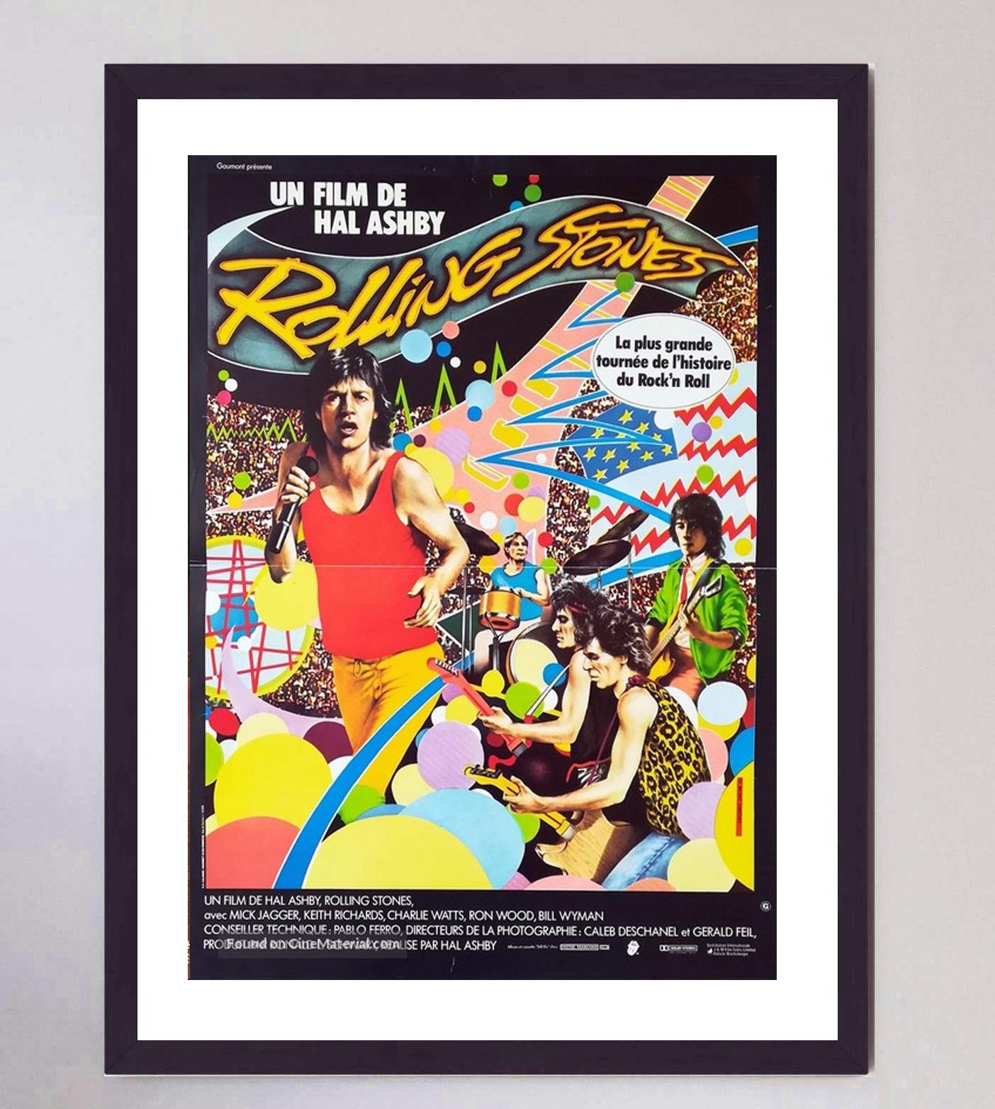 Late 20th Century 1983 Rolling Stones - Let's Spend The Night Together Original Vintage Poster For Sale