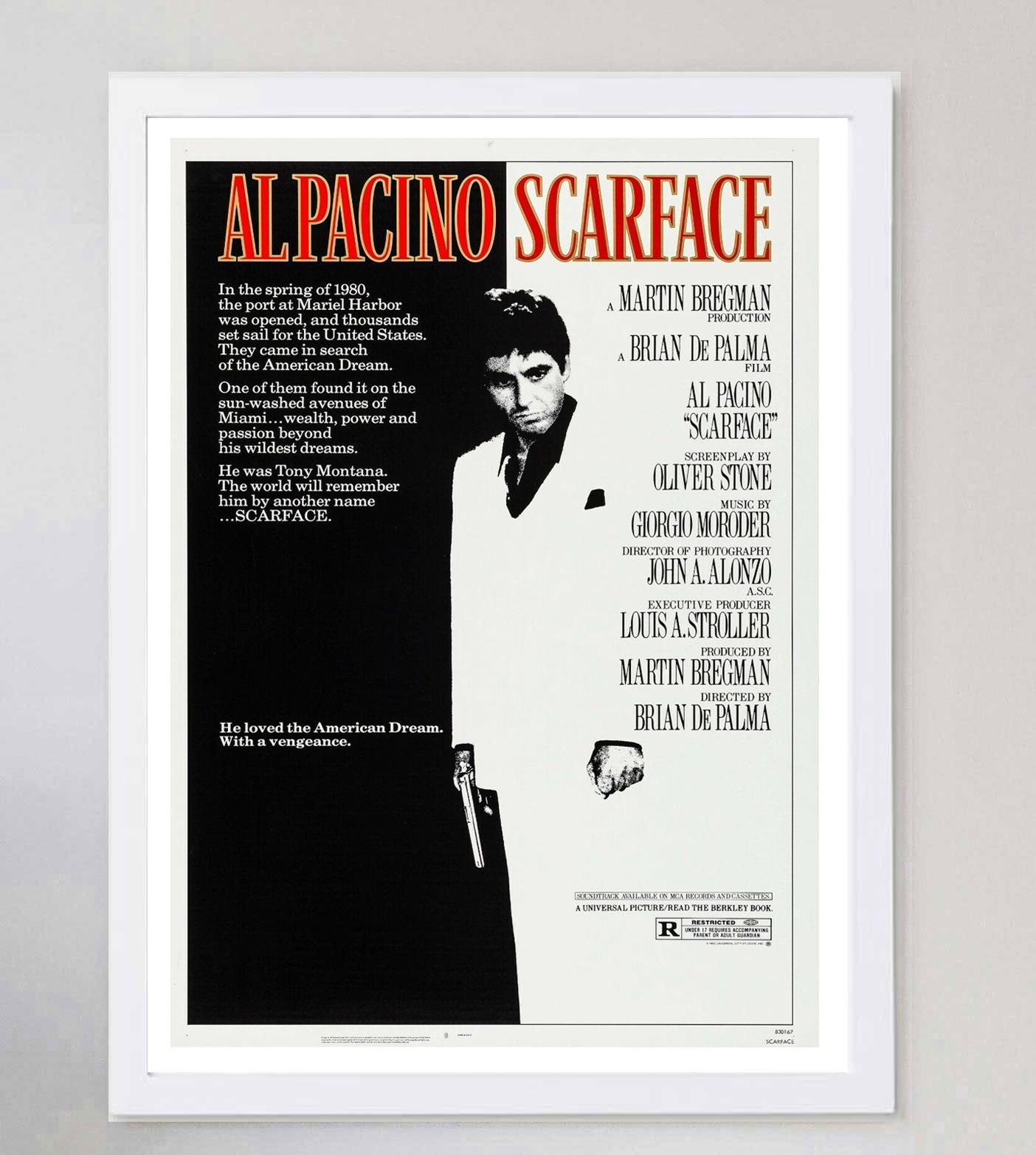 original scarface movie poster 1983