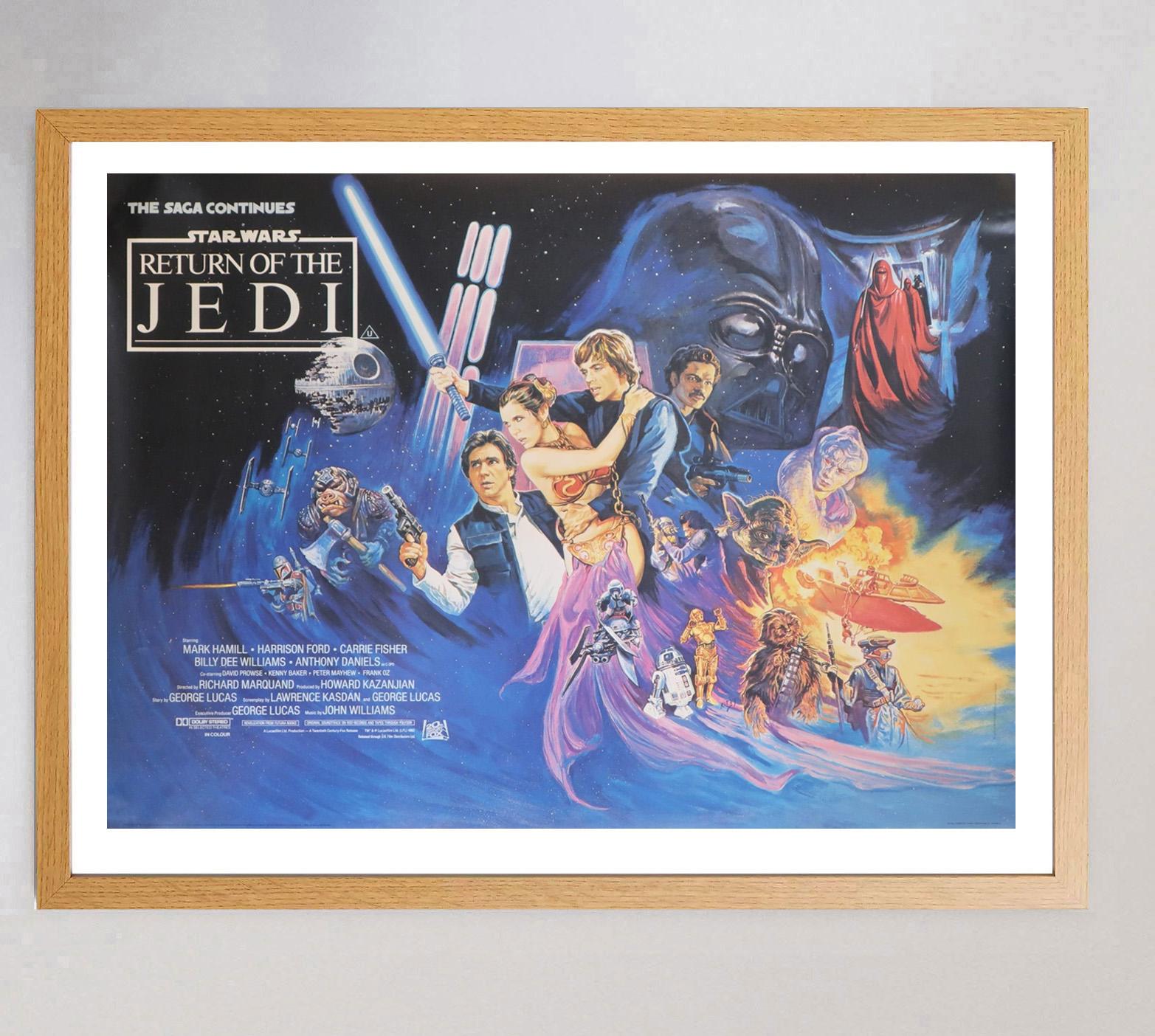 British 1983 Star Wars Return Of The Jedi Original Vintage Poster For Sale