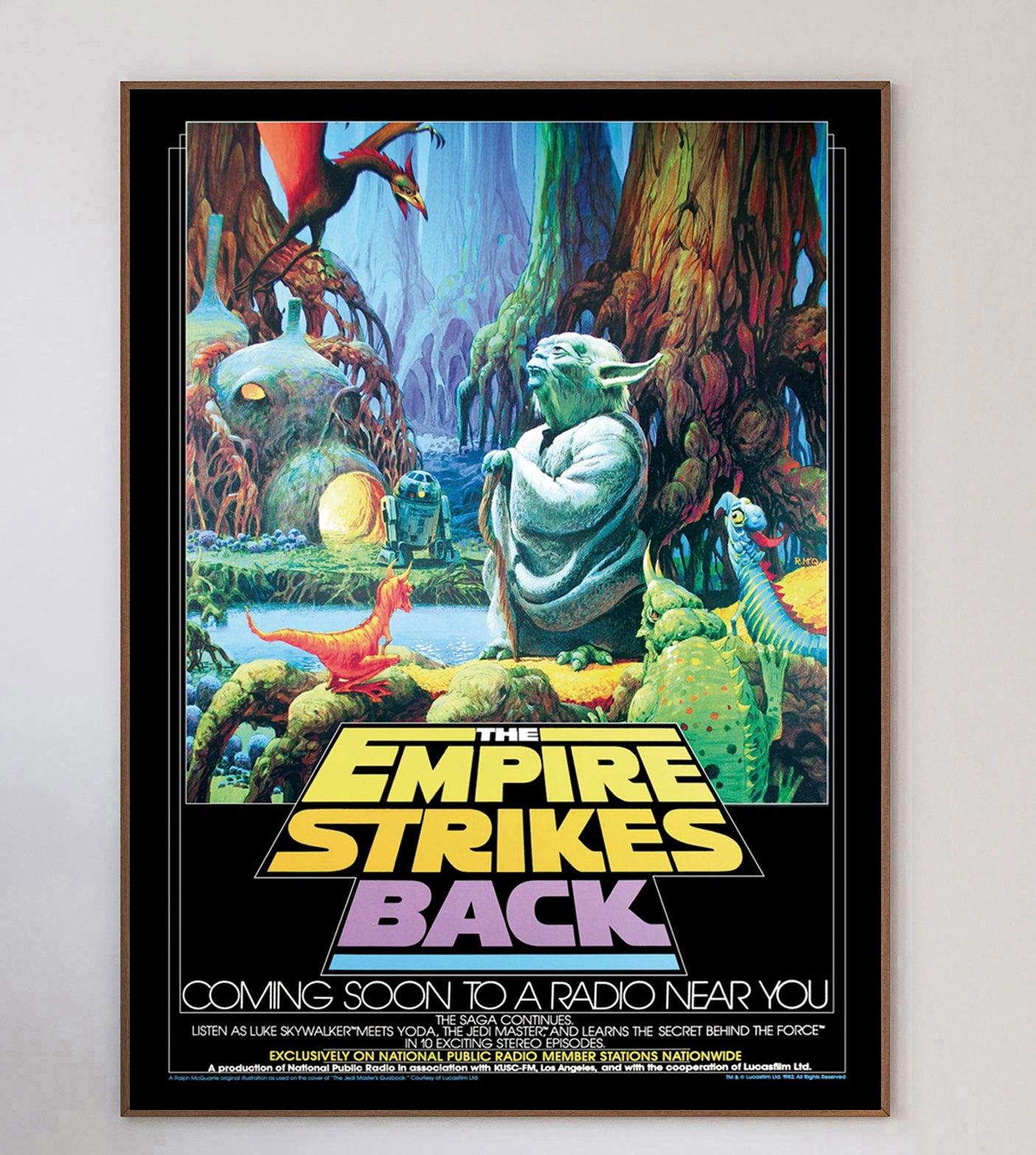 Ampiamente considerato il design più bello della serie di Star Wars, questo poster originale 