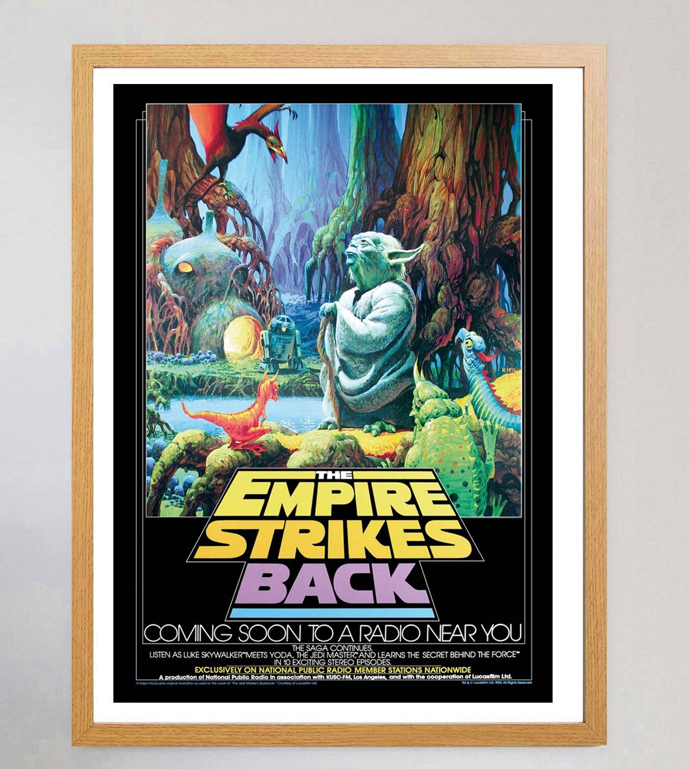Americano 1983 Star Wars L'Impero colpisce ancora NPR Poster originale d'epoca in vendita